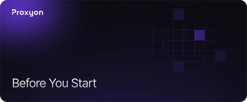 Tools You Need Before You Start